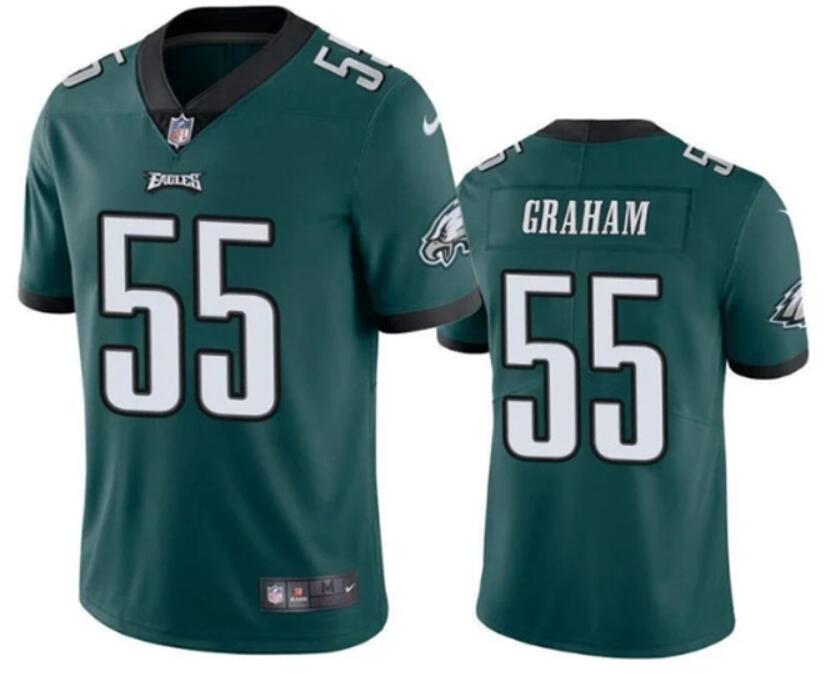 Men's Philadelphia Eagles #55 Brandon Graham Green Vapor Untouchable Limited Stitched Football Jersey Men's Philadelphia Eagles #55 Brandon Graham Green Vapor Untouchable Limited Stitched Football Jersey